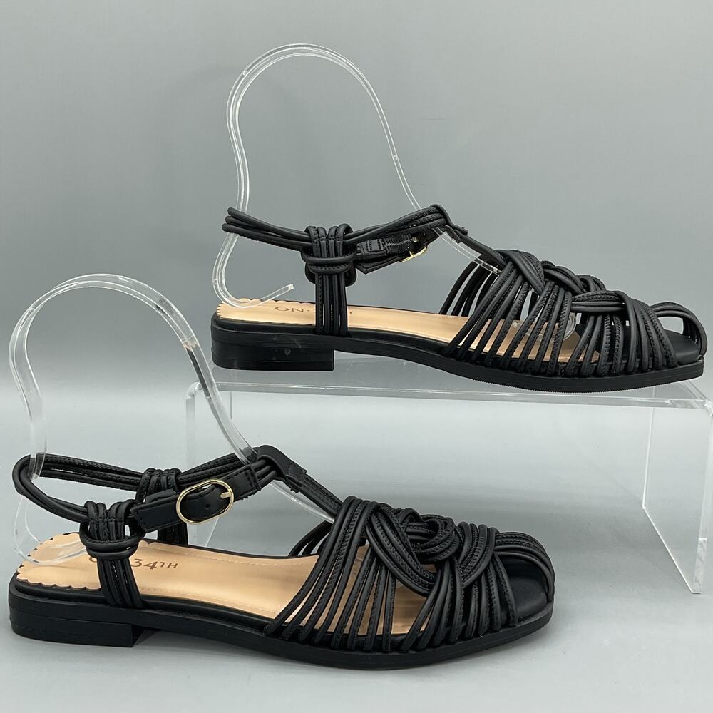 NEW on 34th Women’s Tyliee Fisherman Sandals Black Size 6.5M